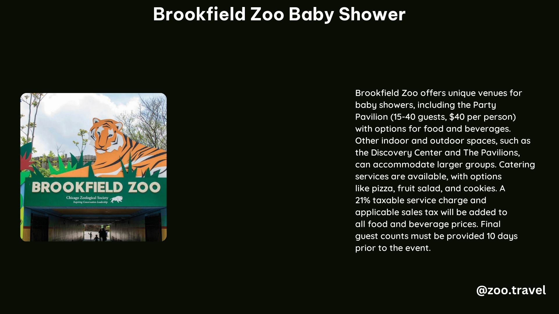 Brookfield Zoo Baby Shower