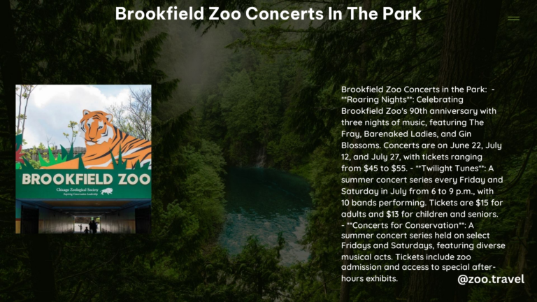 Brookfield Zoo Concerts in the Park