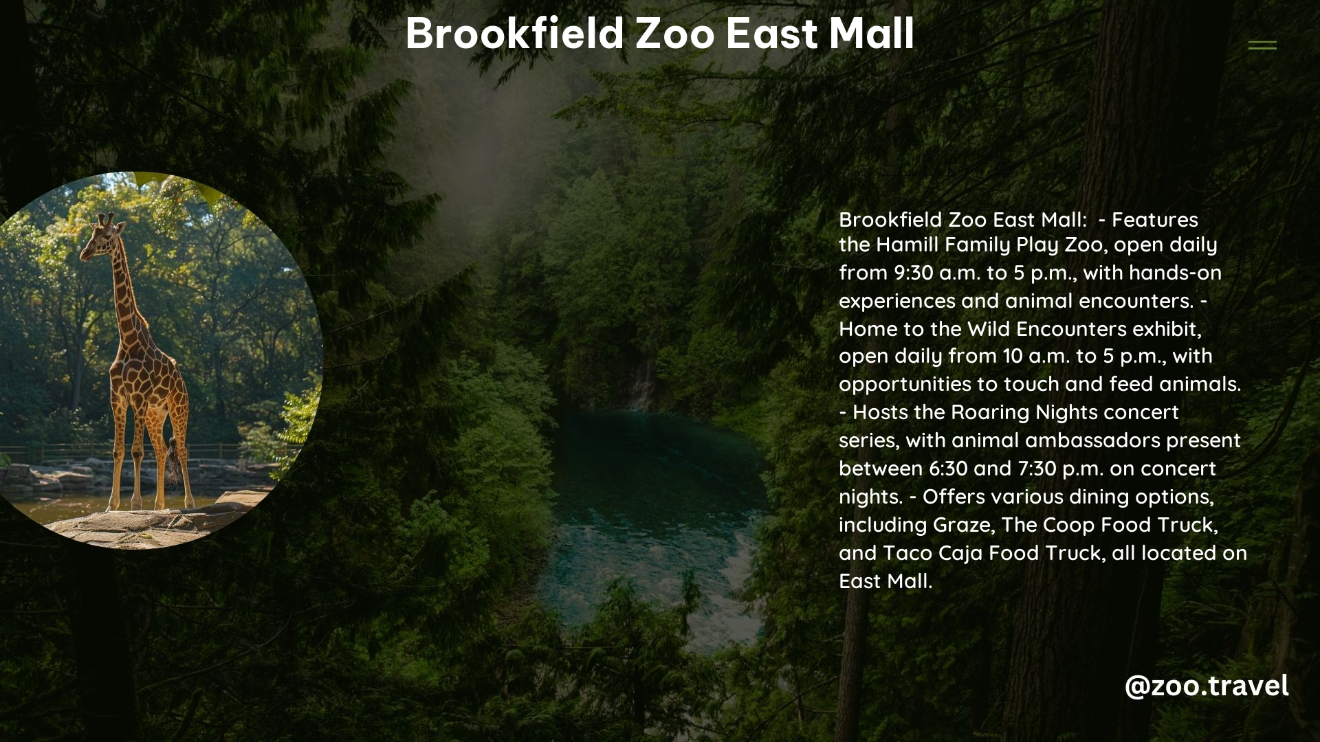 Brookfield Zoo East Mall