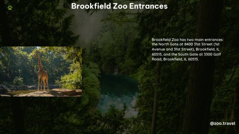 Brookfield Zoo Entrances