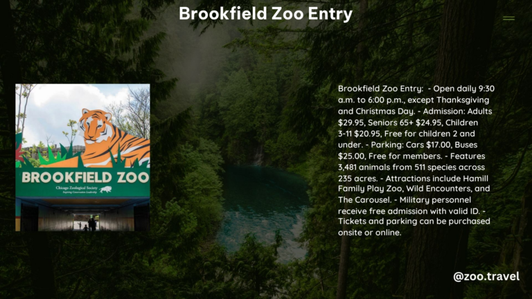 Brookfield Zoo Entry