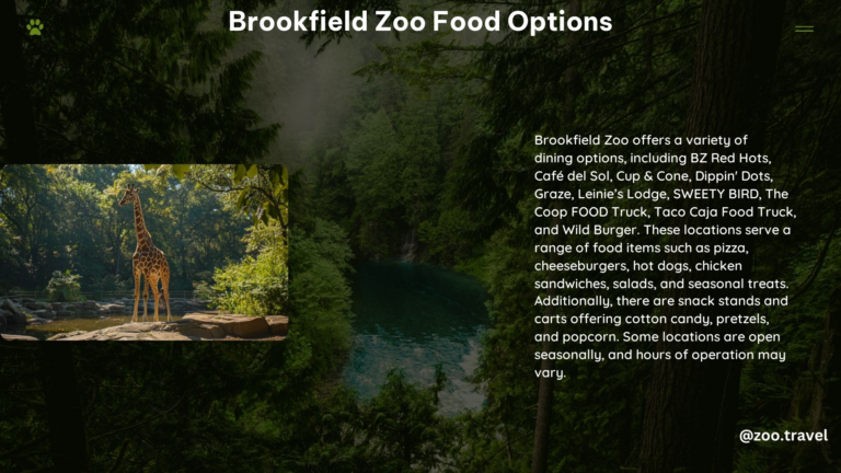 Brookfield Zoo Food Options