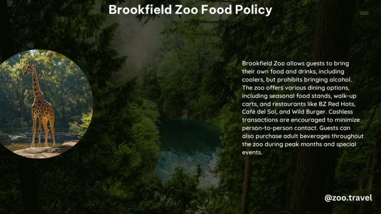 Brookfield Zoo Food Policy