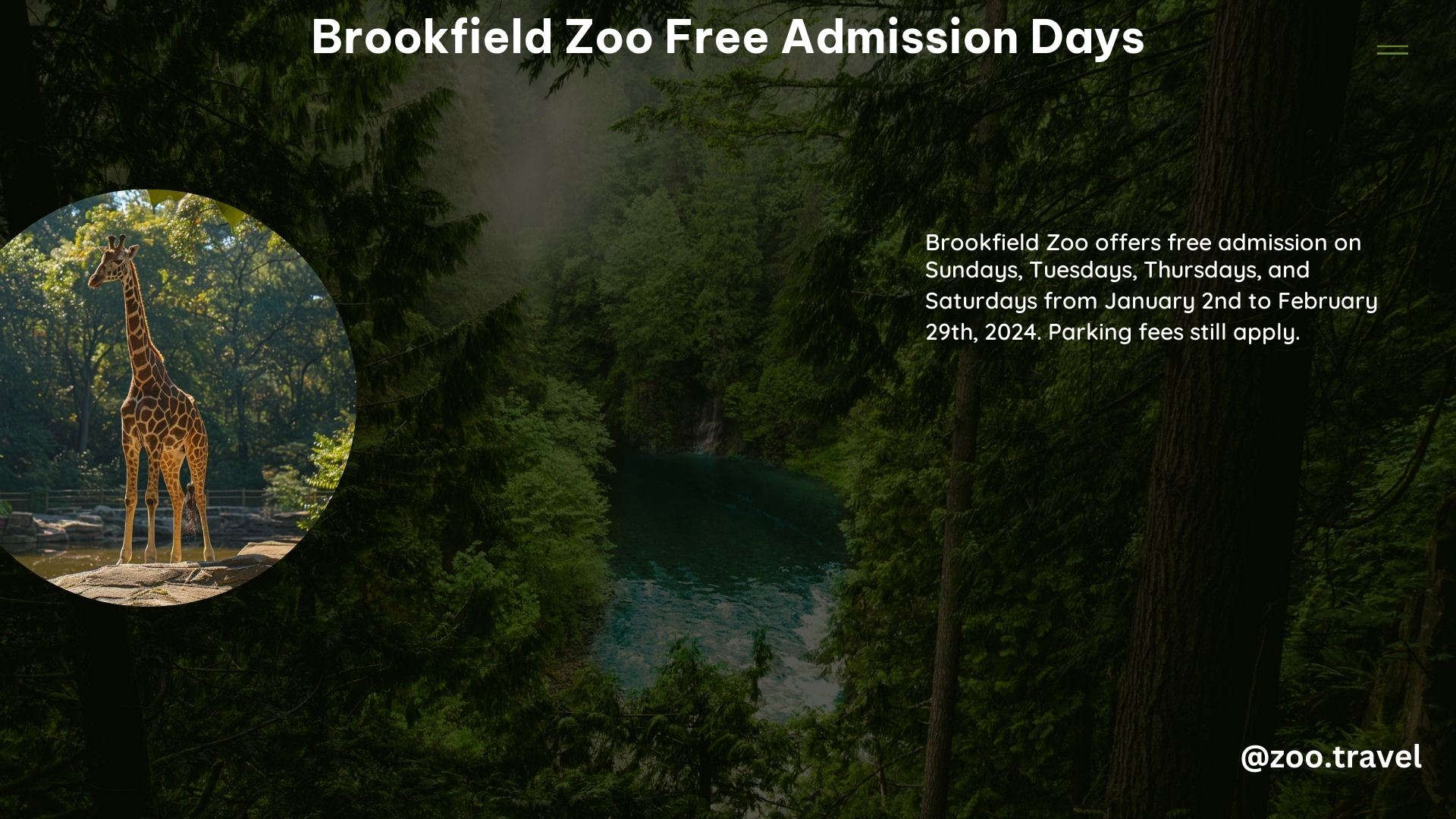 Brookfield Zoo Free Admission Days