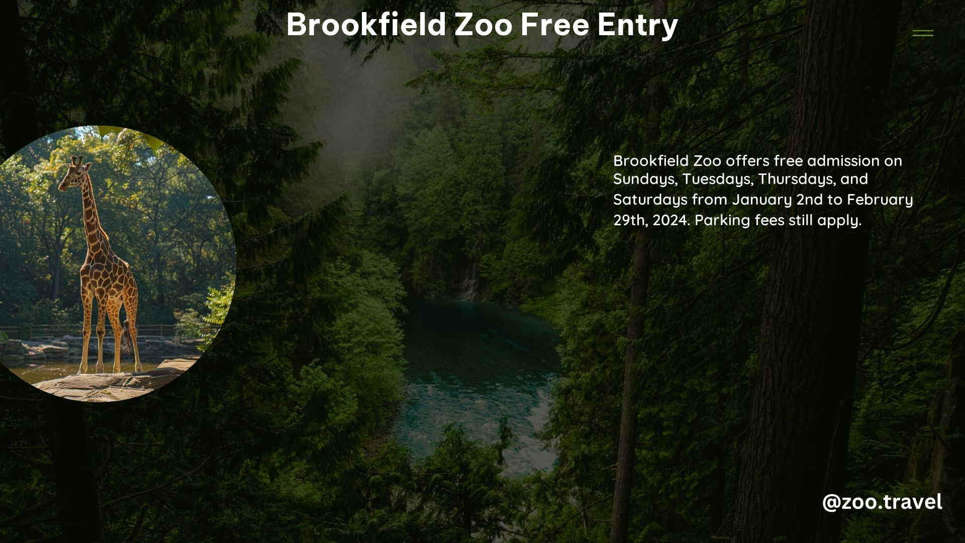 Brookfield Zoo Free Entry