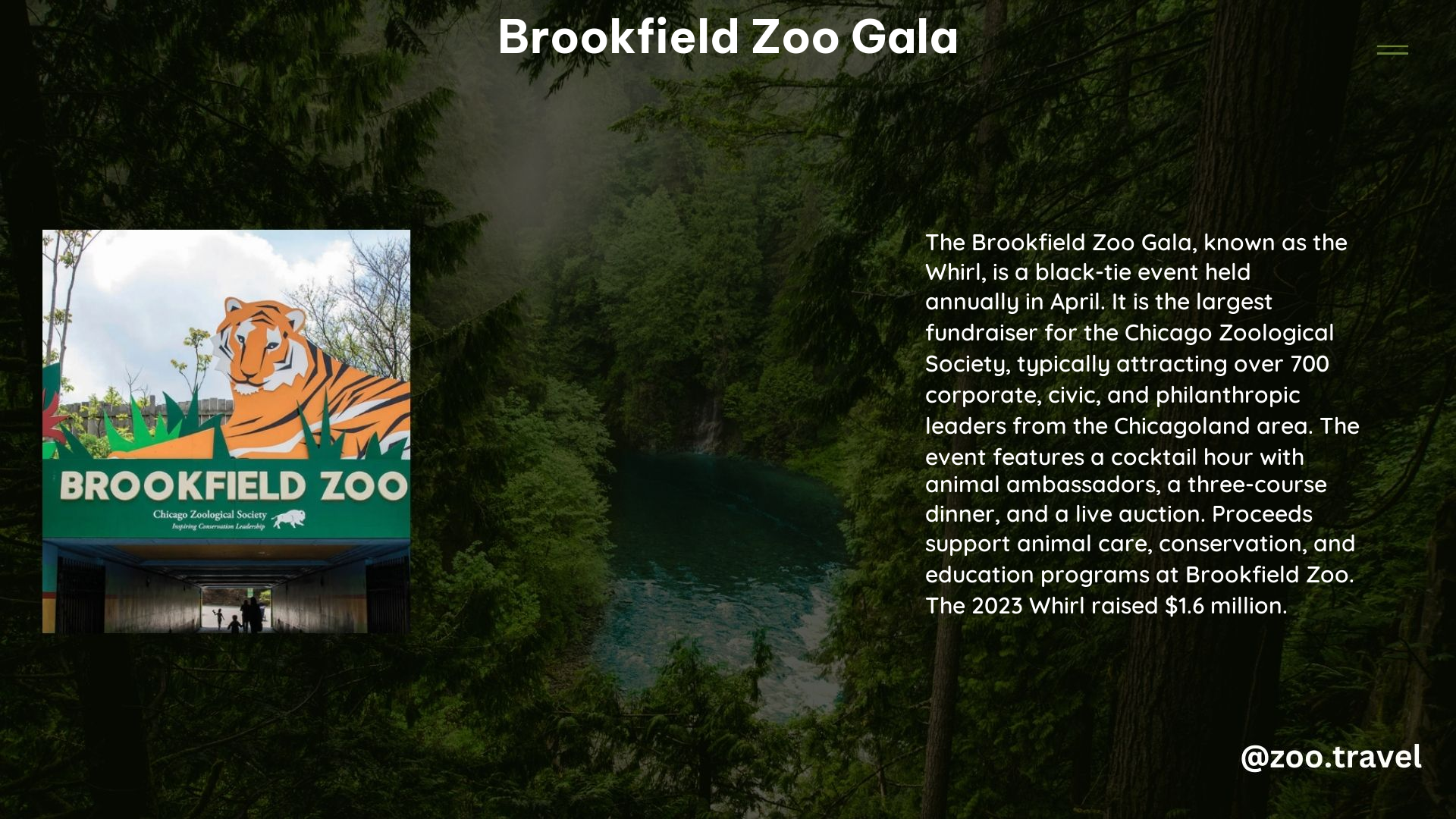 Brookfield Zoo Gala