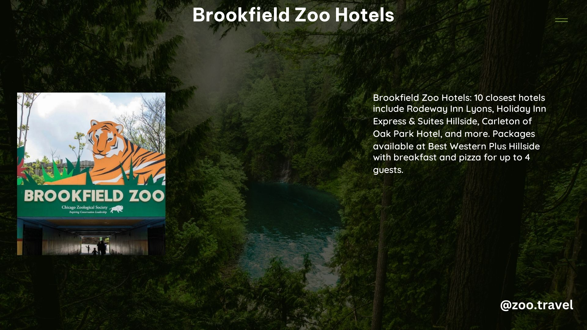 Brookfield Zoo Hotels