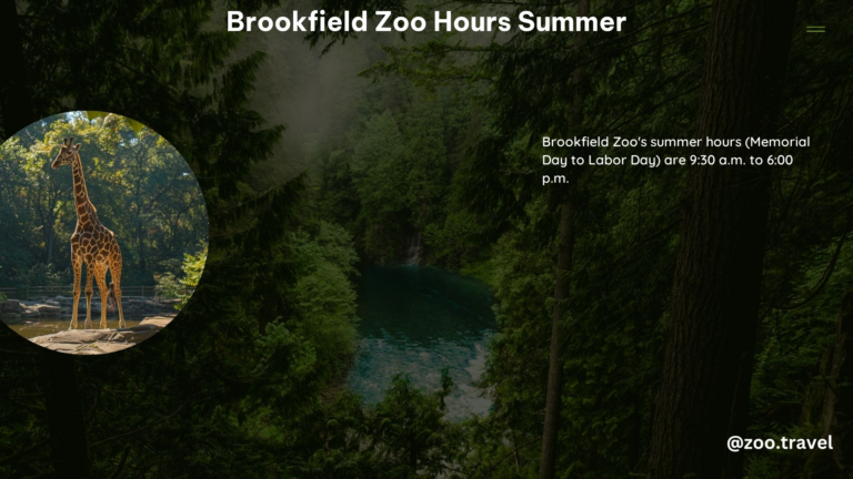 Brookfield Zoo Hours Summer