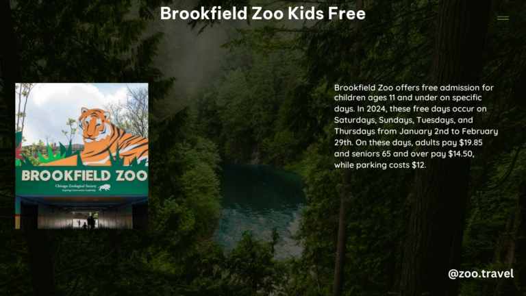 Brookfield Zoo Kids Free 1