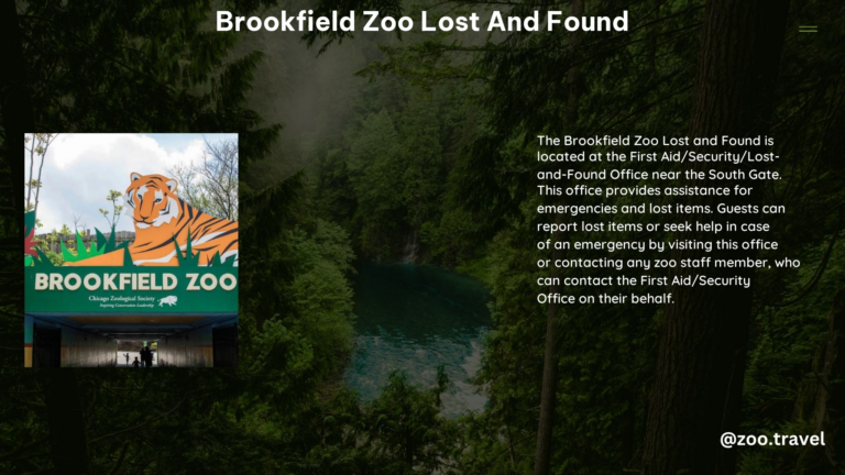 Brookfield Zoo Lost and Found