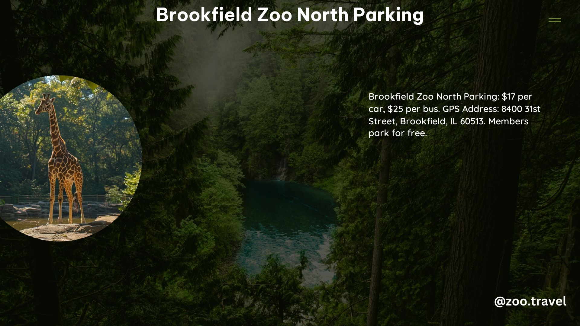 Brookfield Zoo North Parking