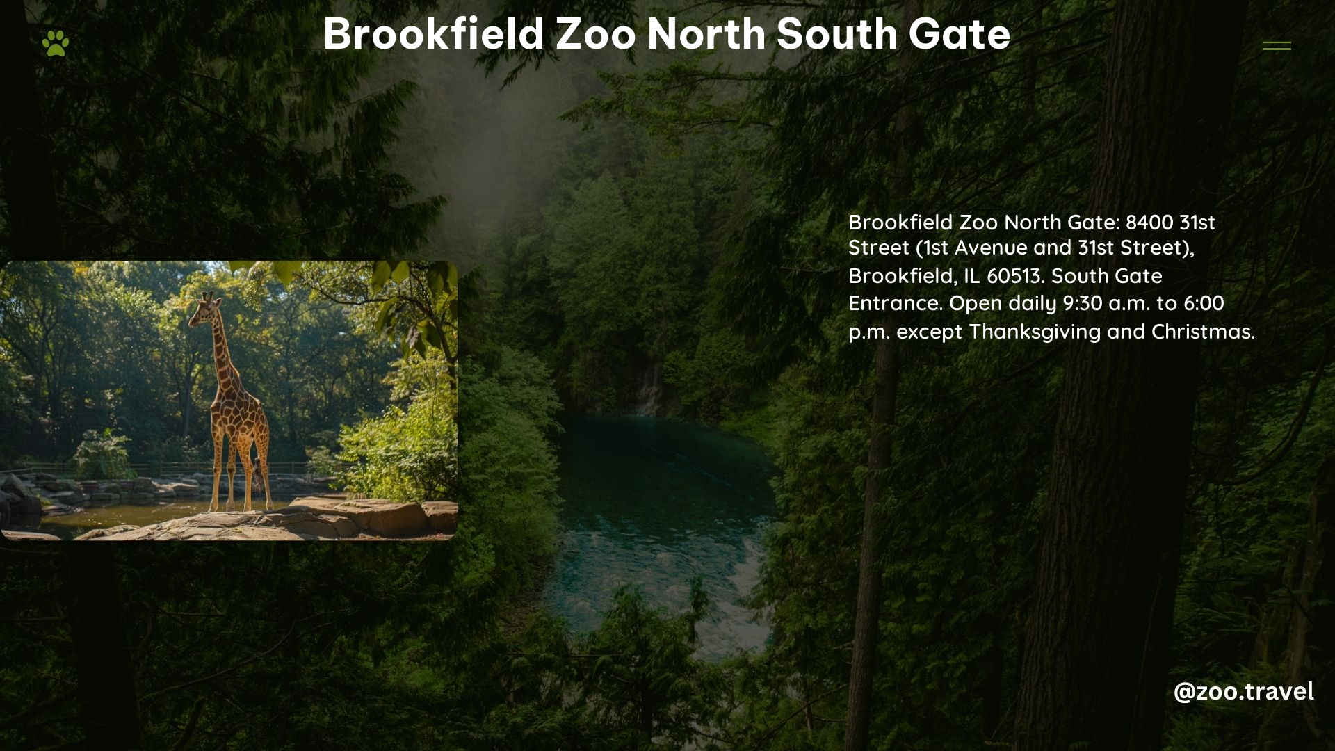 Brookfield Zoo North South Gate