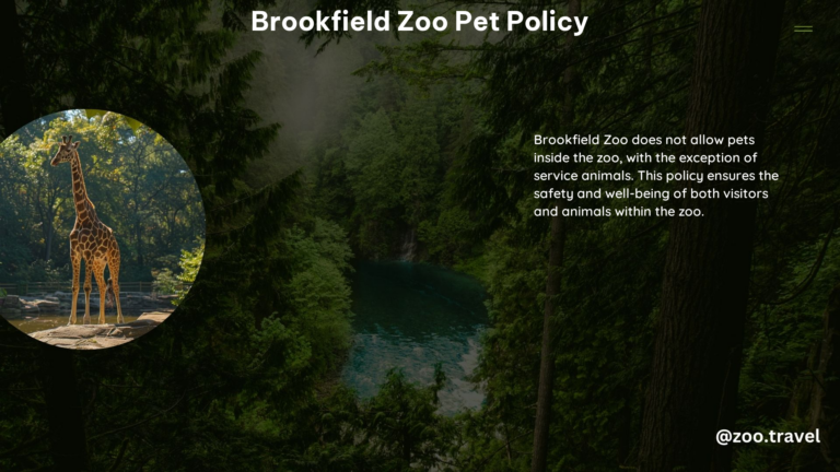 Brookfield Zoo Pet Policy