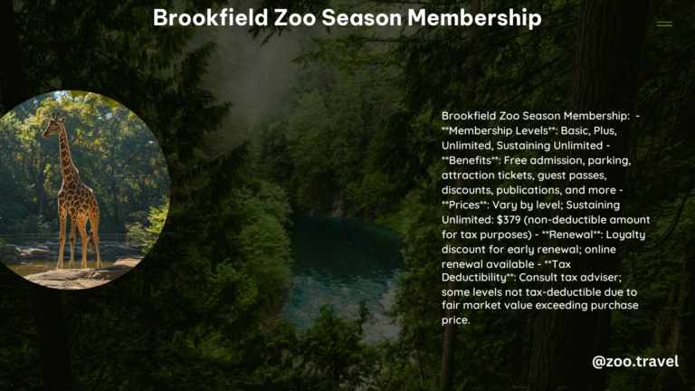 Brookfield Zoo Season Membership