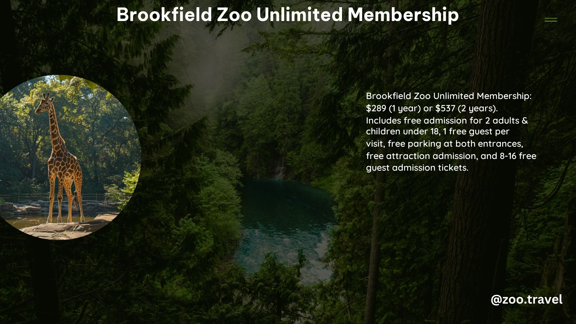 Brookfield Zoo Unlimited Membership