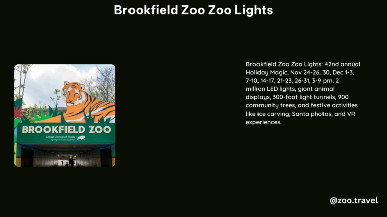 Brookfield Zoo Zoo Lights