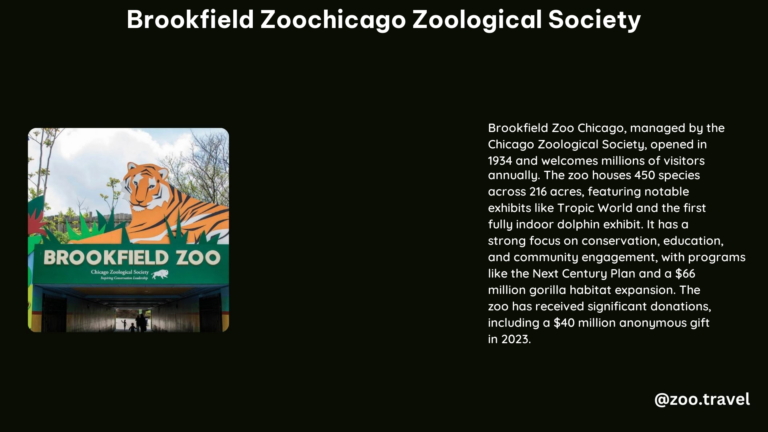 Brookfield Zoochicago Zoological Society