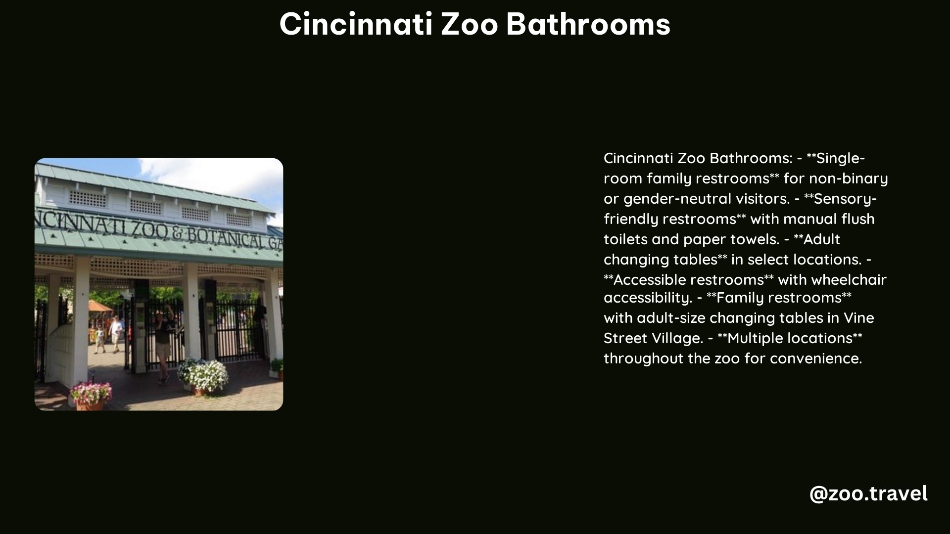 Cincinnati Zoo Bathrooms