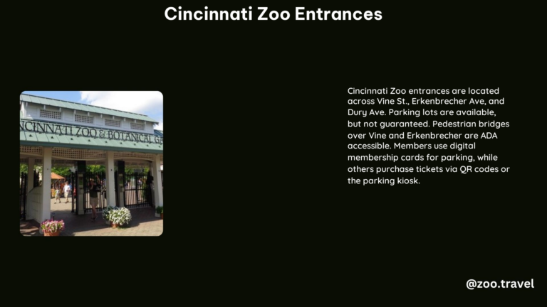 Cincinnati Zoo Entrances