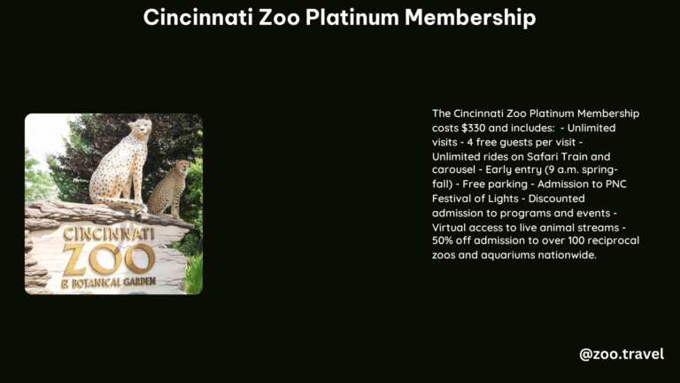 Cincinnati Zoo Platinum Membership