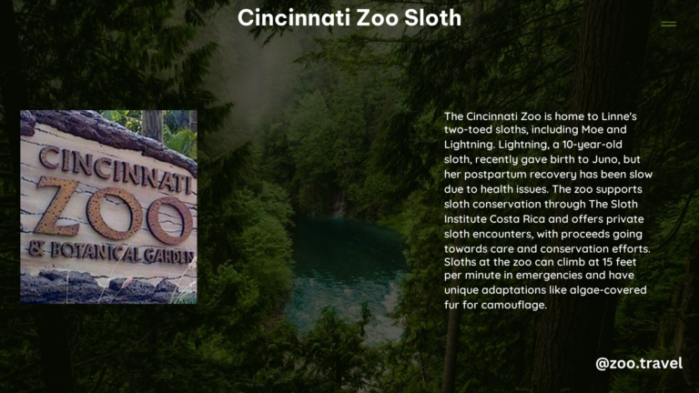 Cincinnati Zoo Sloth