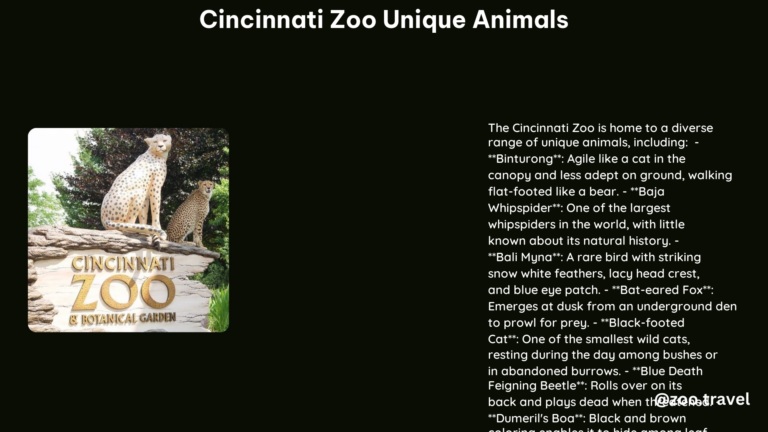 Cincinnati Zoo Unique Animals