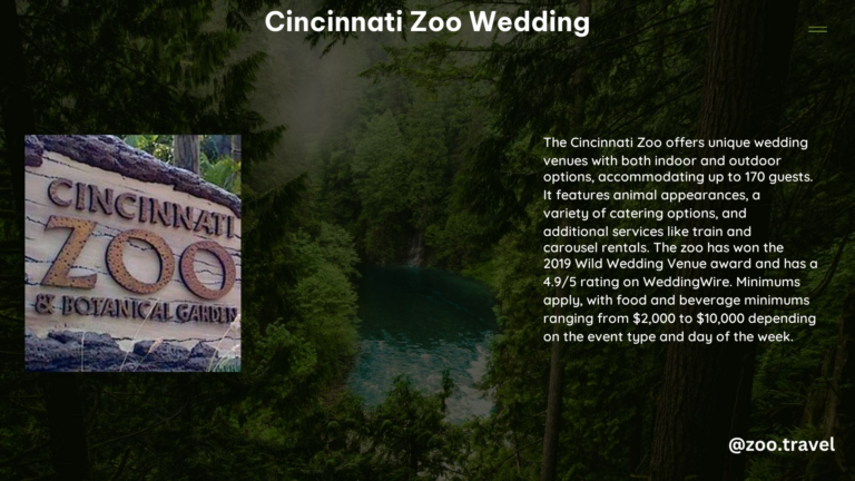 Cincinnati Zoo Wedding