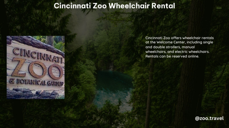 Cincinnati Zoo Wheelchair Rental