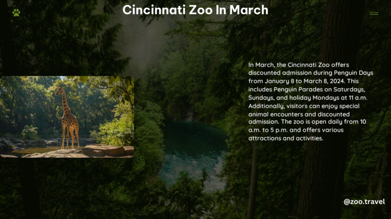 Cincinnati Zoo in March