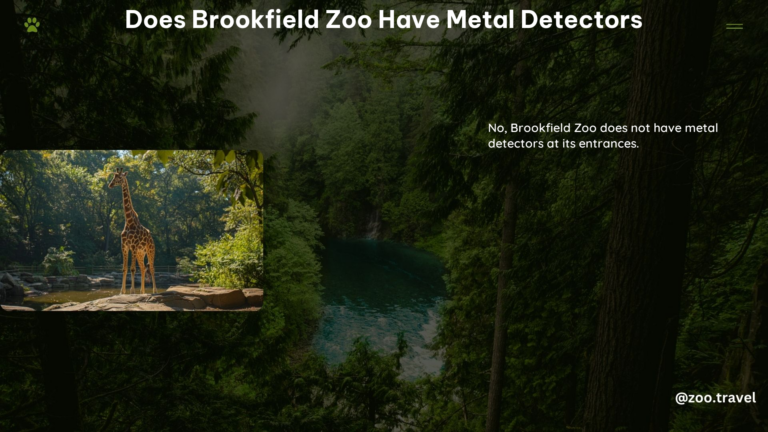 Does Brookfield Zoo Have Metal Detectors