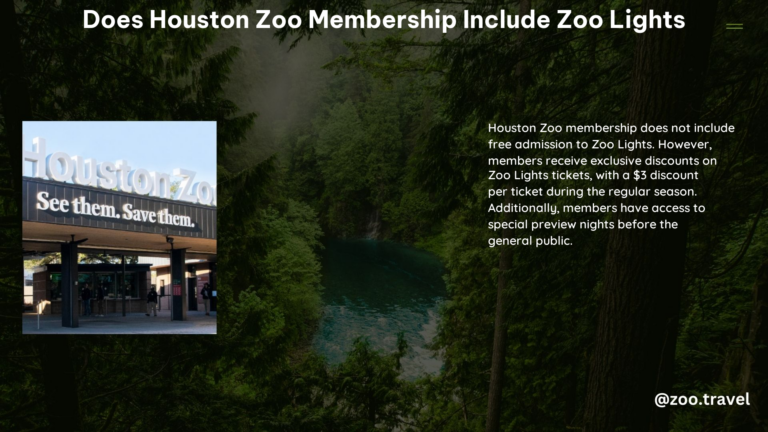 Does Houston Zoo Membership Include Zoo Lights