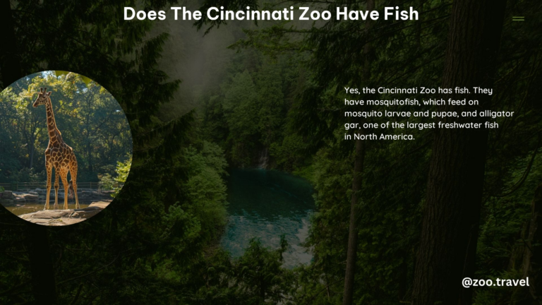 Does the Cincinnati Zoo Have Fish