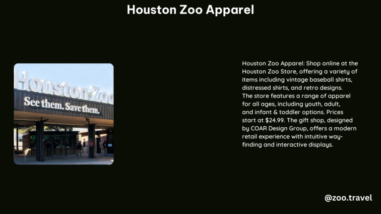 Houston Zoo Apparel