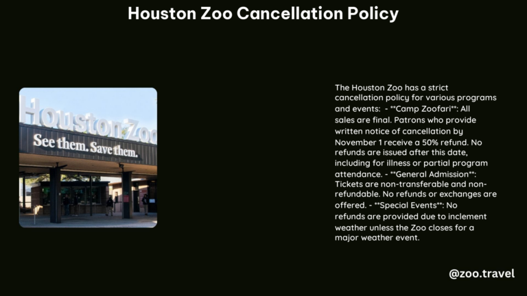 Houston Zoo Cancellation Policy