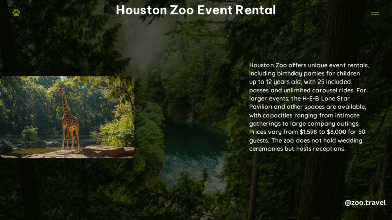 Houston Zoo Event Rental