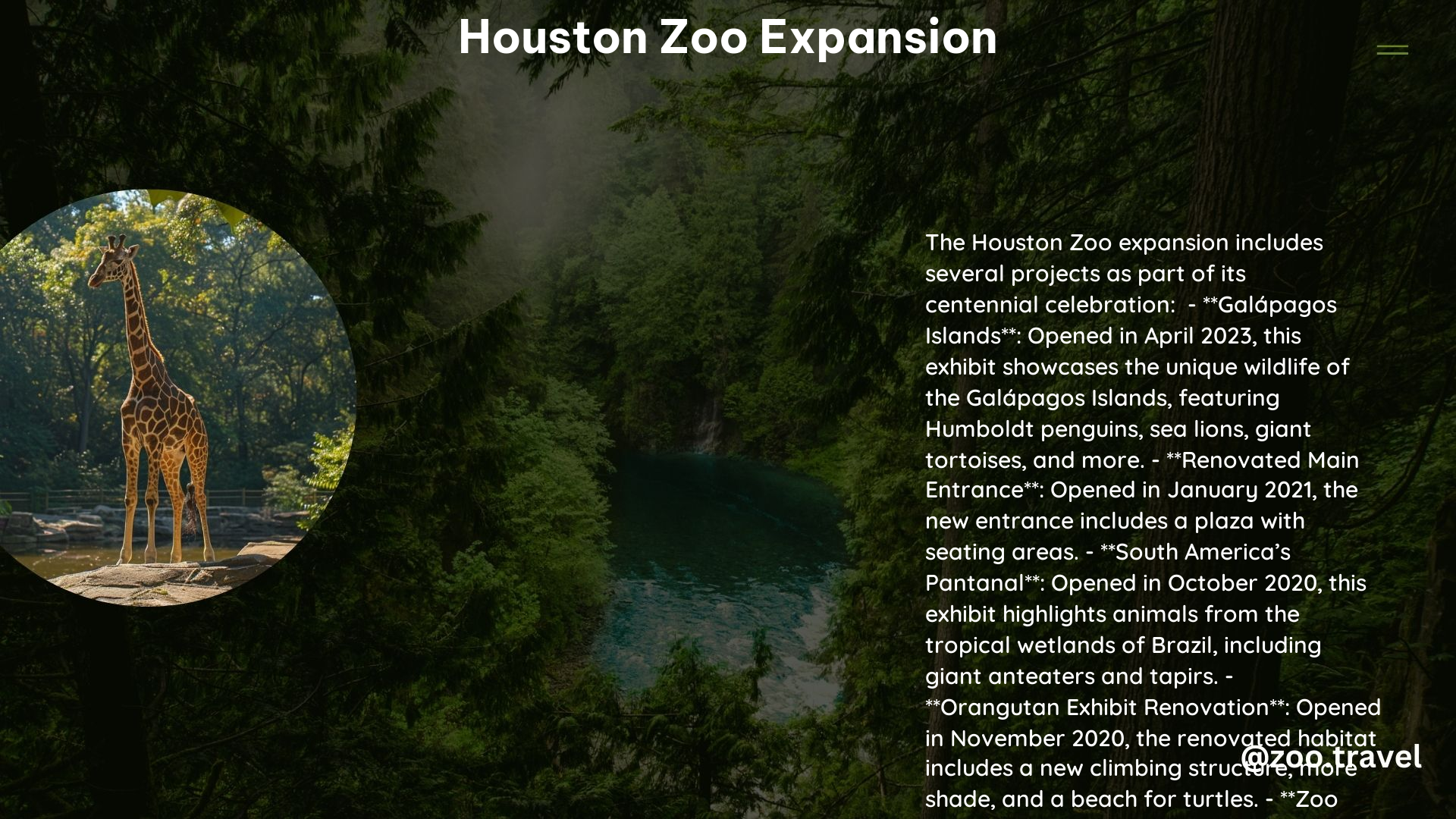 Houston Zoo Expansion