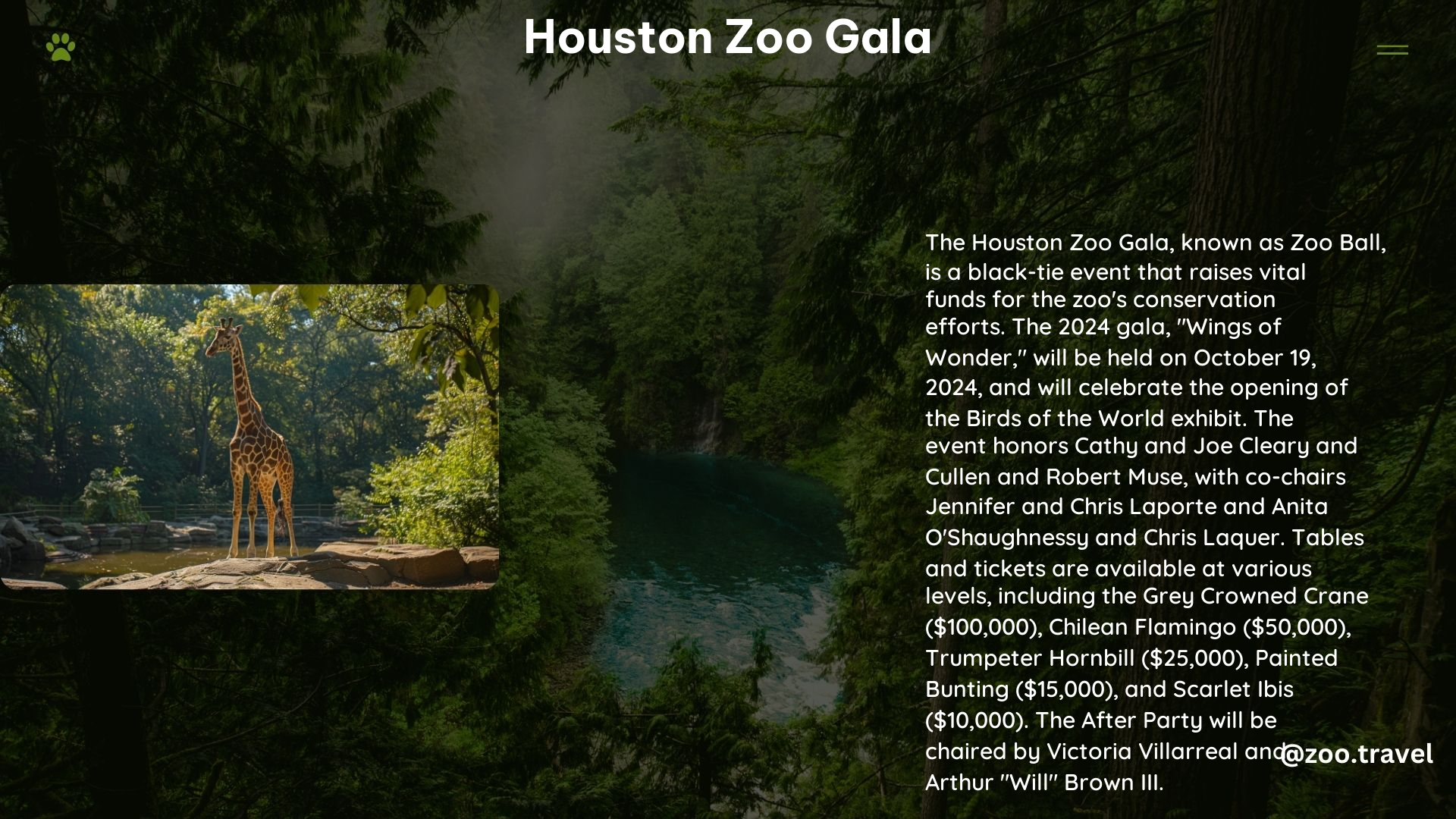 Houston Zoo Gala