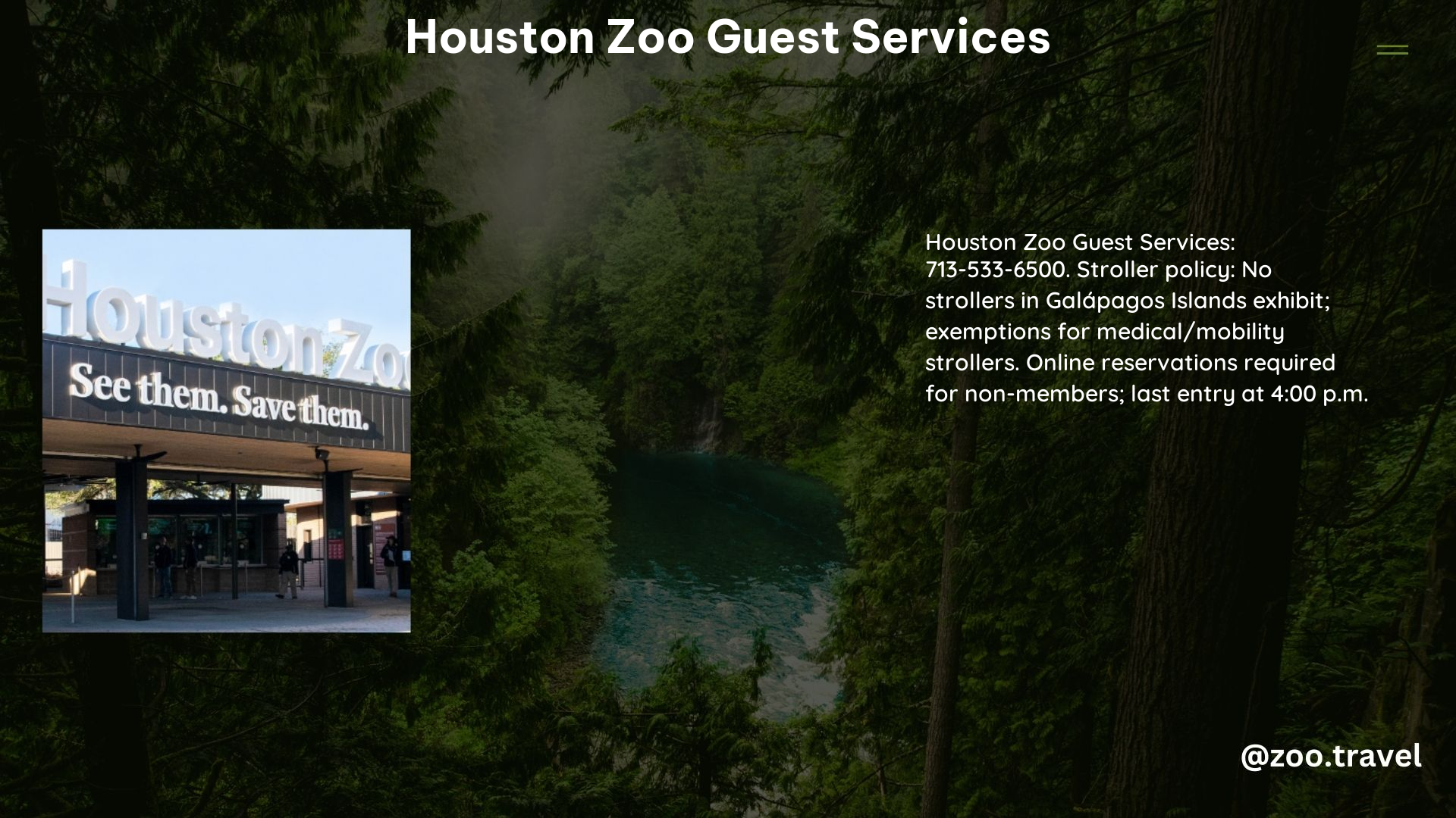 Houston Zoo Guest Services