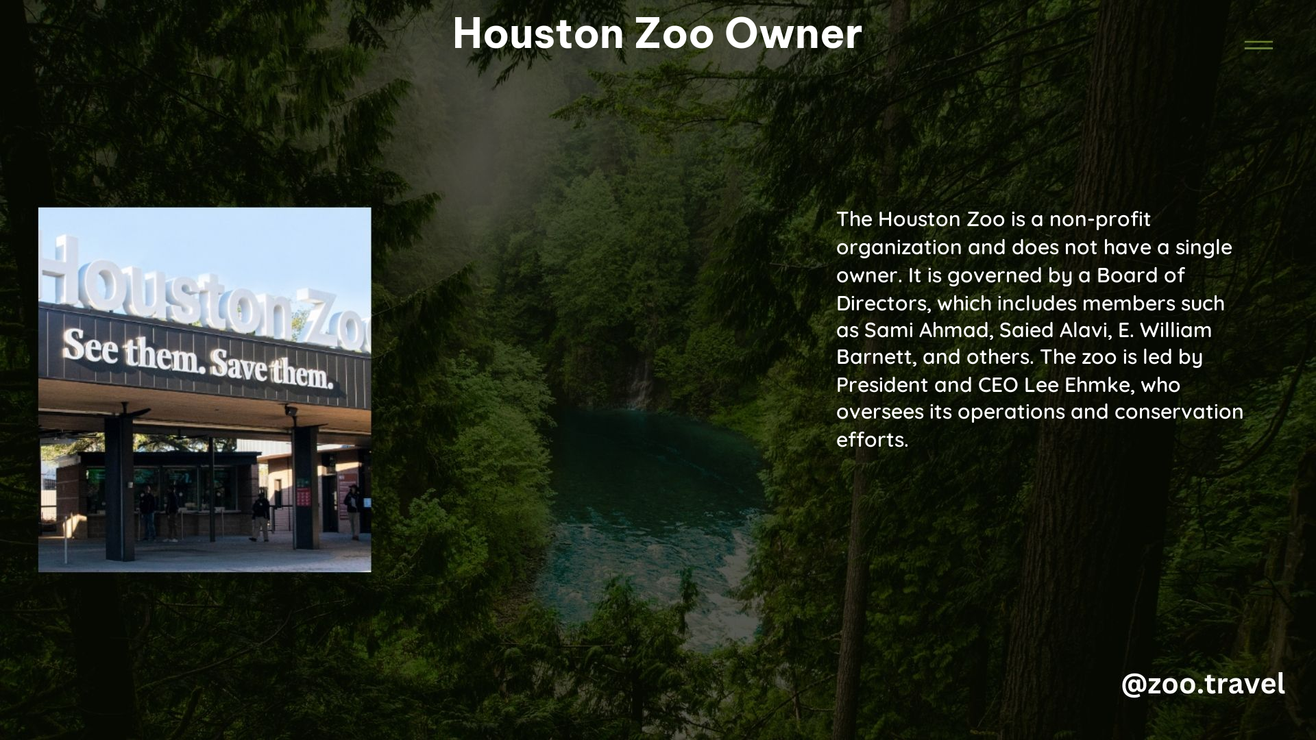 Houston Zoo Owner