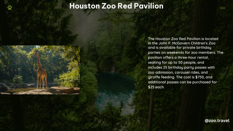 Houston Zoo Red Pavilion