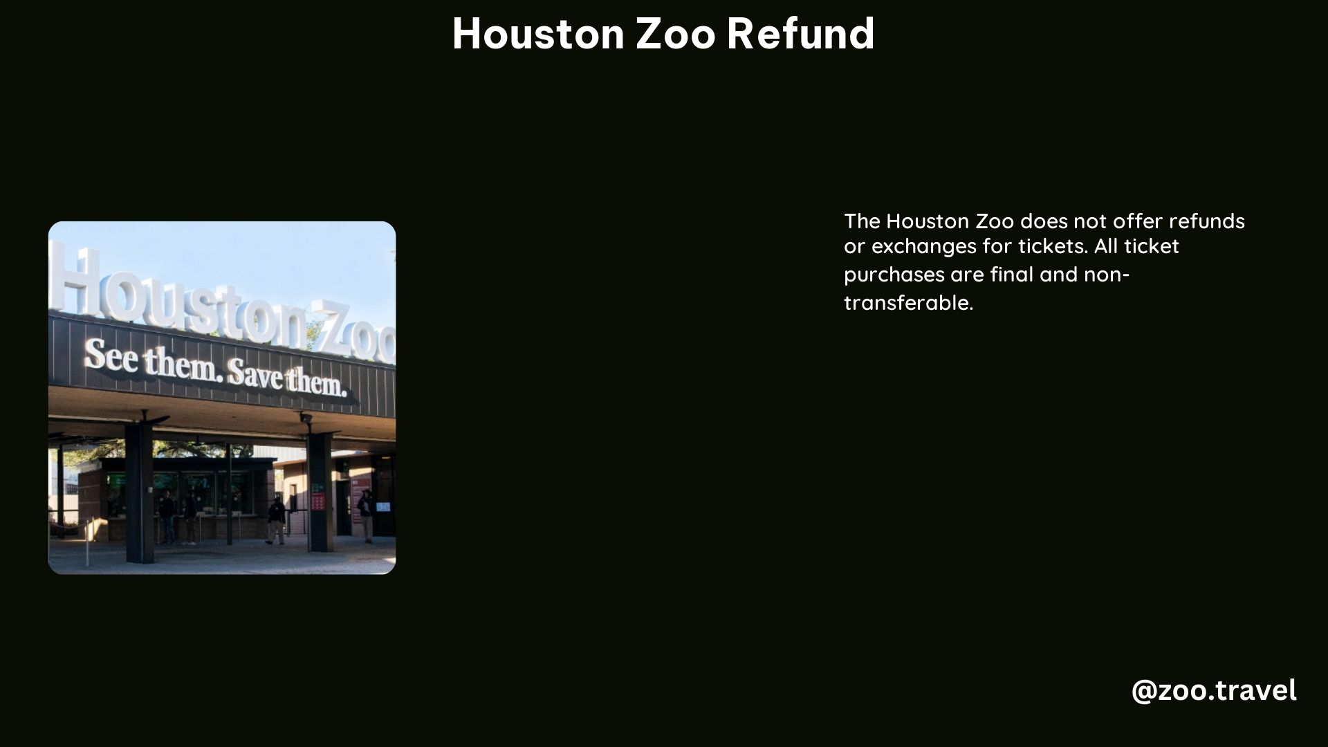 Houston Zoo Refund