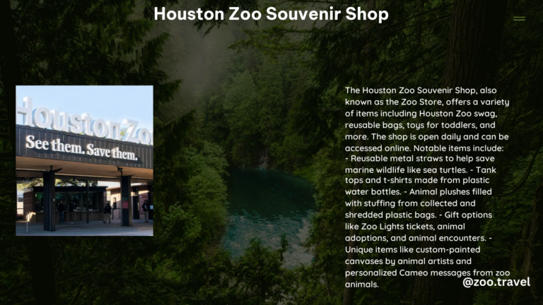 Houston Zoo Souvenir Shop