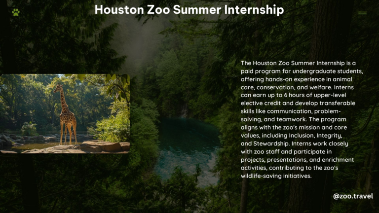 Houston Zoo Summer Internship