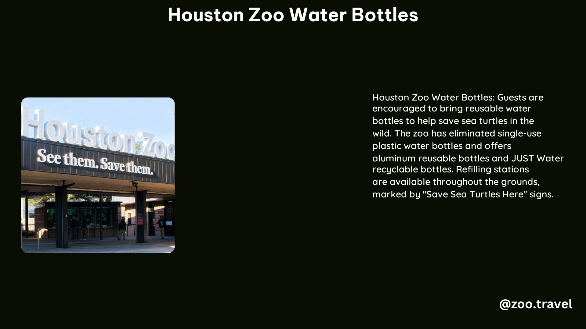 Houston Zoo Water Bottles