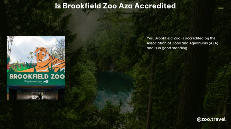 Is Brookfield Zoo Aza Accredited