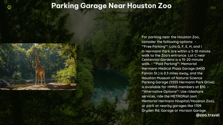 Parking Garage Near Houston Zoo