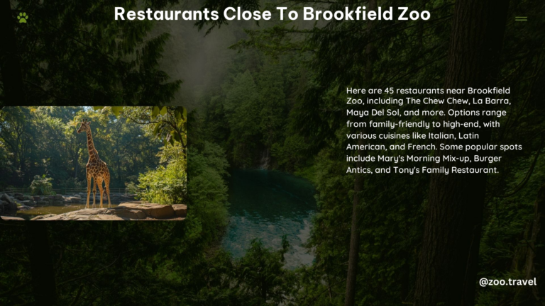 Restaurants Close to Brookfield Zoo