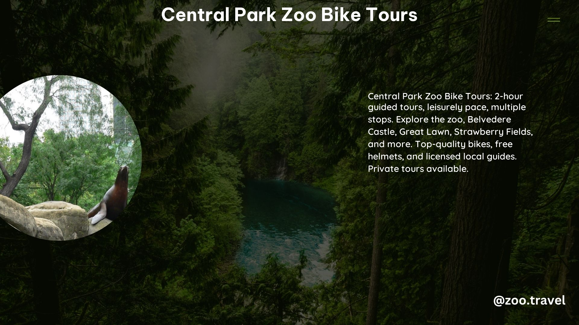 Central Park Zoo Bike Tours