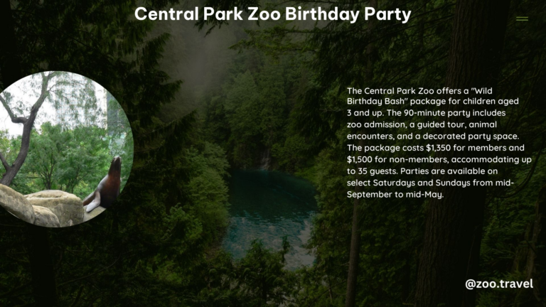 Central Park Zoo Birthday Party