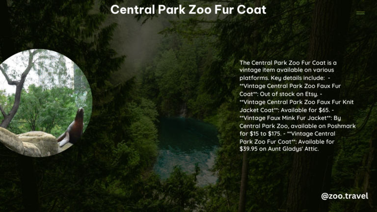 Central Park Zoo Fur Coat